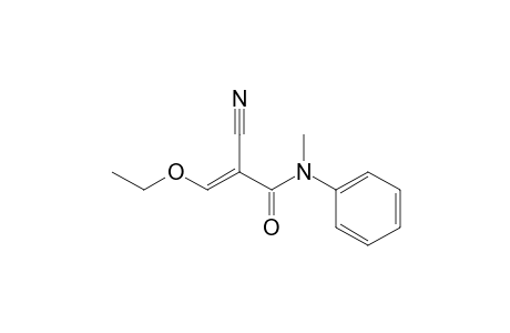2-Cyano-3-ethoxy-N-methyl-N-phenylacrylamide