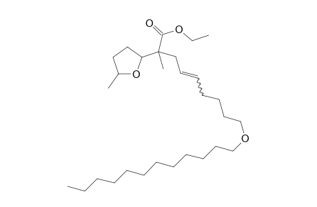 Ethyl 9-Dodecyloxy-2-methyl-2-(5-methyltetrahydrofuran-2-yl)non-4-enoate