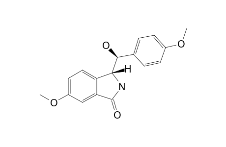 3-[HYDROXY-(4-METHOXYPHENYL)-METHYL]-6-METHOXY-ISOINDOLIN-1-ONE;ALPHA-(R*)-(3R*)-ISOMER