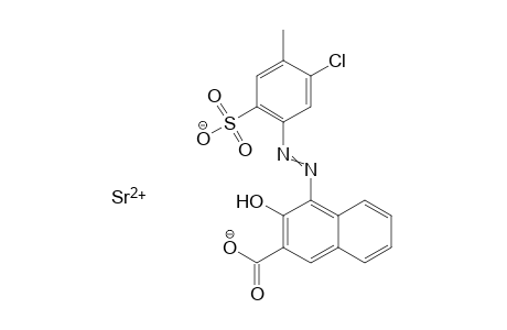 2-Naphthalenecarboxylic acid, 4-[(5-chloro-4-methyl-2-sulfophenyl)azo]-3-hydroxy-, strontium salt