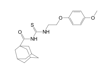 Thiourea, 1-(adamantane-1-carbonyl)-3-[2-(4-methoxyphenoxy)ethyl]-
