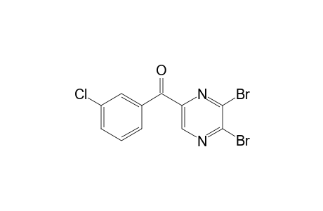 (3-chlorophenyl)(5,6-dibromopyrazin-2-yl)methanone