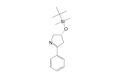(R)-2-PHENYL-4-[(1,1-DIMETHYLETHYL)-DIMETHYLSILYLOXY]-DELTA(1)-PYRROLINE