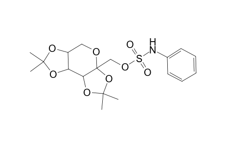 2,3:4,5-Bis-O-isopropylidene-.beta.-d-fructopyranose N-phenylsulfamate