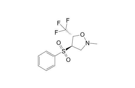 (4R,5S)-2-methyl-4-(phenylsulfonyl)-5-(trifluoromethyl)-1,2-oxazolidine