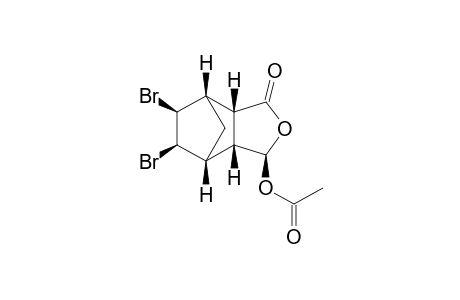 rac-(3R,3aS,4R,5R,6S,7S,7aR)-3-acetoxy-5,6-dibromohexahydro-4,7-methanoisobenzofuran-1(3H)-one