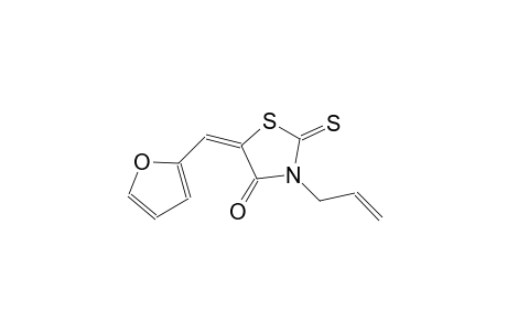 (5E)-3-allyl-5-(2-furylmethylene)-2-thioxo-1,3-thiazolidin-4-one