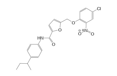 N-(4-sec-butylphenyl)-5-[(4-chloro-2-nitrophenoxy)methyl]-2-furamide