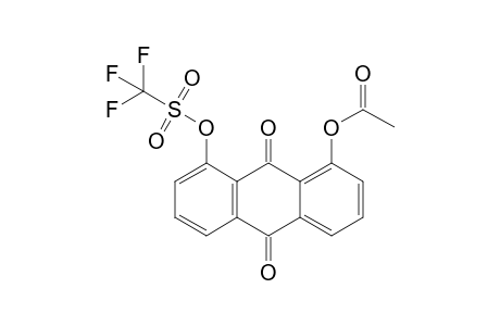 9,10-Dihydro-9,10-dioxo-8-[(trifluoromethyl)sulfonyloxy]anthracen-1-yl acetate