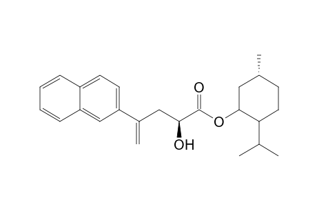 (1R,2S,5R)-Menthyl (2R)-2-hydroxy-4(.beta.)-naphthyl-4-pentenoate