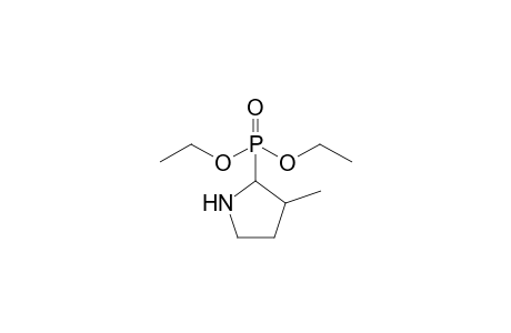 Diethyl 3-methyl-2-(pyrrolidinyl)phosphonate