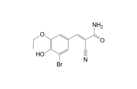 2-propenamide, 3-(3-bromo-5-ethoxy-4-hydroxyphenyl)-2-cyano-, (2E)-