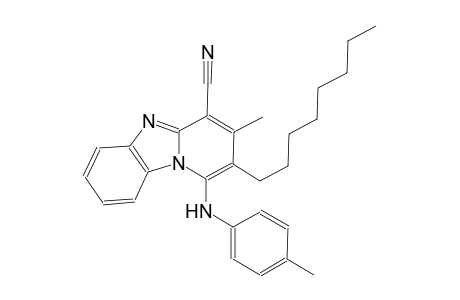 3-methyl-2-octyl-1-(4-toluidino)pyrido[1,2-a]benzimidazole-4-carbonitrile