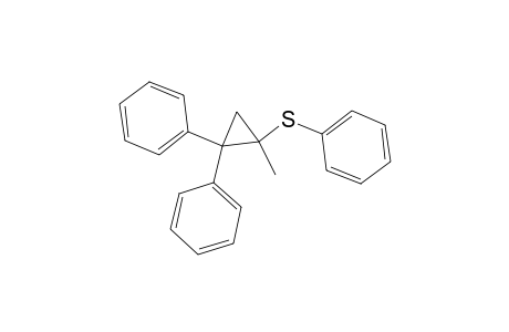 Benzene, 1,1'-[2-methyl-2-(phenylthio)cyclopropylidene]bis-