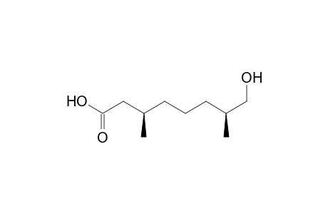 (3R,7S)-3,7-dimethyl-8-oxidanyl-octanoic acid