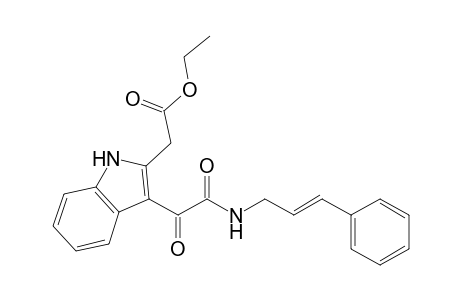 Ethyl 3-[(N-Cinnamylamino)glyoxylyl]indole-2-acetate