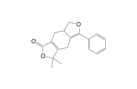 3,3-Dimethyl-5-phenyl-4,7,7a,8-tetrahydrobenzo[1,2-c:4,5-c']difuran-1(3H)-one