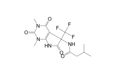 Butyramide, N-(1,3-dimethyl-2,4,6-trioxo-5-trifluoromethyl-2,3,4,5,6,7-hexahydro-1H-pyrrolo[2,3-d]pyrimidin-5-yl)-3-methyl-