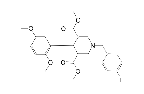 4-(2,5-dimethoxyphenyl)-1-(4-fluorobenzyl)-4H-pyridine-3,5-dicarboxylic acid dimethyl ester