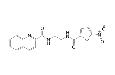 2-quinolinecarboxamide, N-[2-[[(5-nitro-2-furanyl)carbonyl]amino]ethyl]-