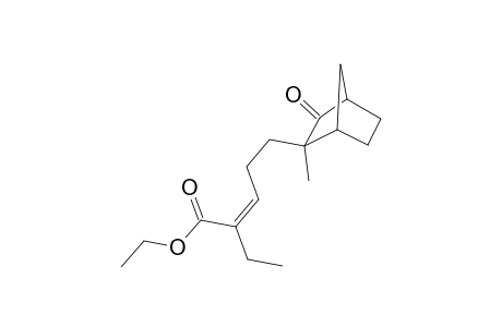 (Z) -5 -(3 -Oxo-2 -methyl-bicyclo[2.2.1]hept-2 -yl) -2 -ethyl-2 -pentenoic acid ethyl ester