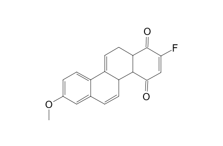 2-Fluoro-8-methoxy-4a,4b,12,12a-hexahydrochrysene-1,4-dione