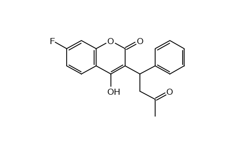 3-(alpha-ACETONYLBENZYL)-7-FLUORO-4-HYDROXYCOUMARIN