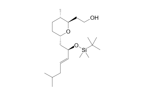 2-((2R,3S,6S)-6-((R,E)-2-((tert-butyldimethylsilyl)oxy)-6-methylhept-3-en-1-yl)-3-methyltetrahydro-2H-pyran-2-yl)ethanol