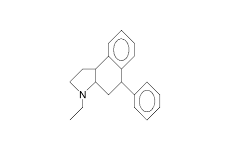 1H-Benz[e]indole, 3-ethyl-2,3,3a,4,5,9b-hexahydro-5-phenyl-, (3a.alpha.,5.beta.,9b.alpha.)-(.+-.)-