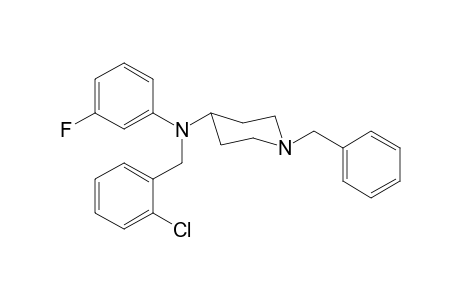 1-Benzyl-N-(2-chlorobenzyl)-N-(3-fluorophenyl)piperidin-4-amine