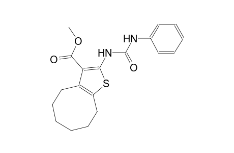 methyl 2-[(anilinocarbonyl)amino]-4,5,6,7,8,9-hexahydrocycloocta[b]thiophene-3-carboxylate