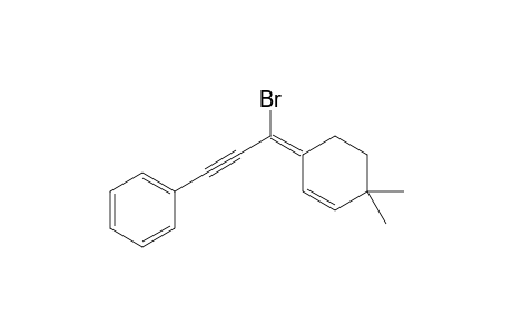 [(3E)-3-bromanyl-3-(4,4-dimethylcyclohex-2-en-1-ylidene)prop-1-ynyl]benzene