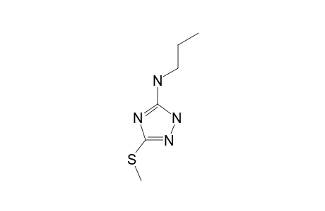 5-Propylamino-3-methylthio-1,2,4-triazole
