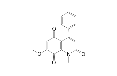 7-Methoxy-4-phenyl-1-methyl-2,5,8(1H)-quinoneone