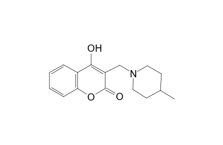 4-Hydroxy-3-(4-methyl-piperidin-1-ylmethyl)-chromen-2-one