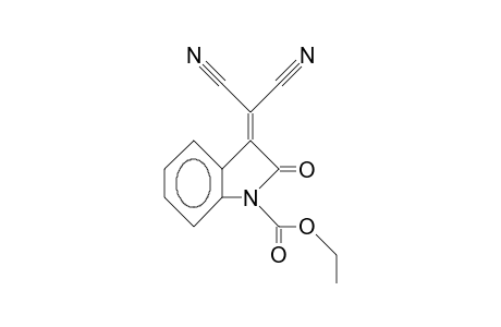 3-(Dicyano-methylidene)-indol-2-one-1-carboxylic acid, ethyl ester