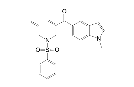 N-Allyl-N-{2-[[(1-methyl-1H-indol-5-yl)carbonyl]prop-2-en-1-yl}benzenesulfonamide
