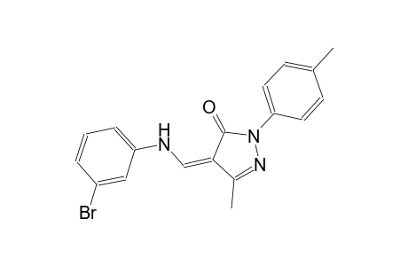 3H-pyrazol-3-one, 4-[[(3-bromophenyl)amino]methylene]-2,4-dihydro-5-methyl-2-(4-methylphenyl)-, (4Z)-