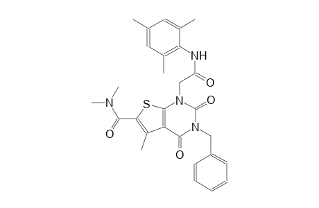 thieno[2,3-d]pyrimidine-1-acetamide, 6-[(dimethylamino)carbonyl]-1,2,3,4-tetrahydro-5-methyl-2,4-dioxo-3-(phenylmethyl)-N-(2,4,6-trimethylphenyl)-