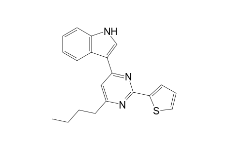 3-(6-Butyl-2-thiophen-2-ylpyrimidin-4-yl)-1H-indole