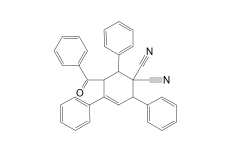 3-Benzoyl-5,5-dicyano-1,3,5-triphenylcyclohex-1-ene