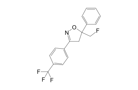 5-(Fluoromethyl)-5-phenyl-3-(4-(trifluoromethyl)phenyl)-4,5-dihydroisoxazole