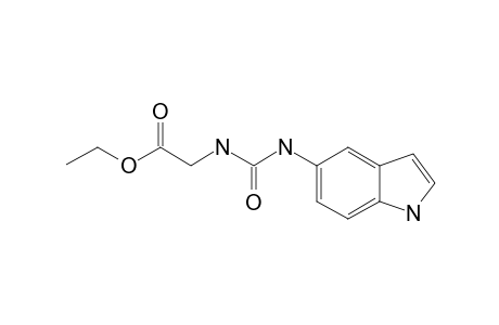 2-(1H-indol-5-ylcarbamoylamino)acetic acid ethyl ester