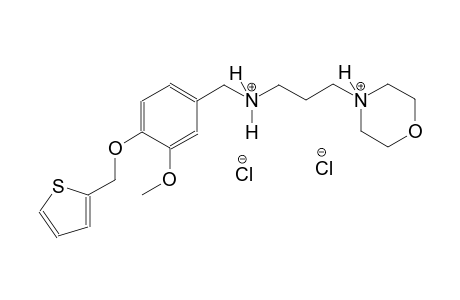 morpholinium, 4-[3-[[[3-methoxy-4-(2-thienylmethoxy)phenyl]methyl]ammonio]propyl]-, dichloride