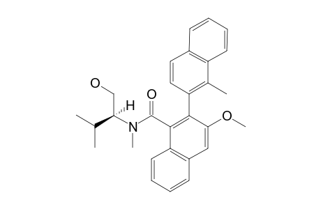 (-)-(S,1S)-N-[2-HYDROXY-1-(ISOPROPYL)-ETHYL]-3-METHOXY-1',N-DIMETHYL-2,2'-BINAPHTHALENE-1-CARBOXAMIDE