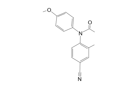 N-(4-cyano-2-methyl-phenyl)-N-(4-methoxyphenyl)acetamide