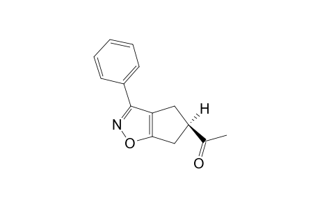 4'-Acetyl-3-phenylcyclopenteno[1,2-d]-isoxazole