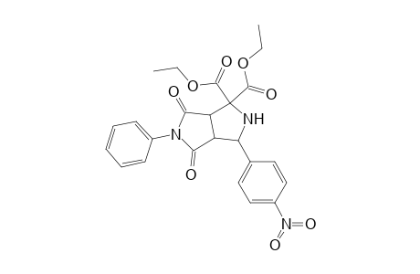Pyrrolo[3,4-c]pyrrole-1,1(2H)-dicarboxylic acid, hexahydro-3-(4-nitrophenyl)-4,6-dioxo-5-phenyl-, diethyl ester, (3.alpha.,3a.beta.,6a.beta.)-