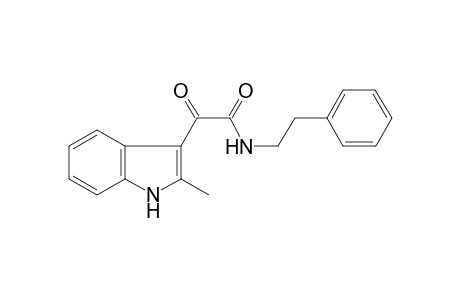 2-(2-Methyl-1H-indol-3-yl)-2-oxo-N-(2-phenylethyl)acetamide
