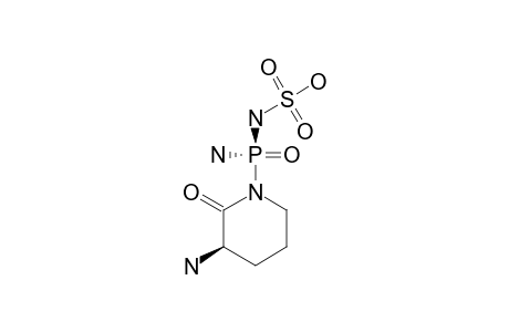 (3R,S-P)-3-AMINO-1-AMINO-(SULFAMINO)-PHOSPHINYL-2-PIPERIDINONE